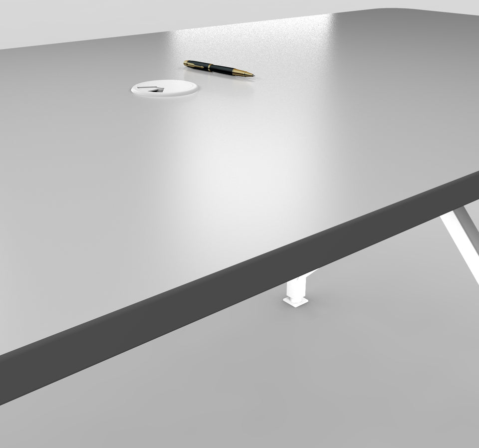 HotSpot Conference and Dining Table Grey Edge