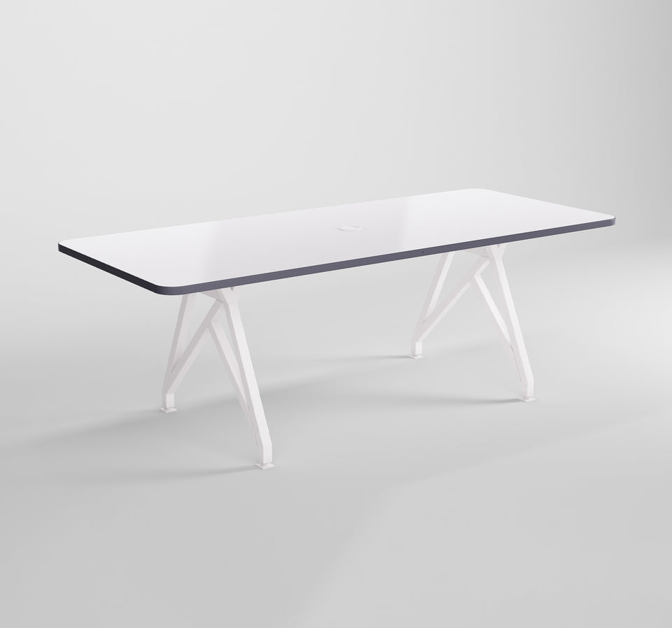 HotSpot Conference and Dining Table Grey Edge