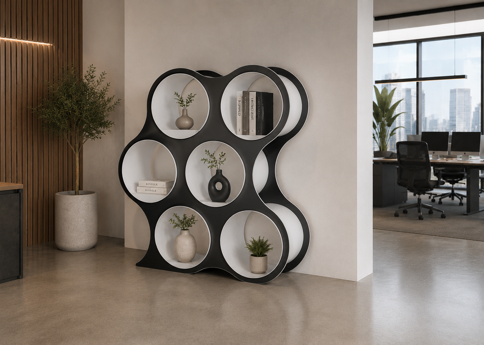 Bolla 6 Room Divider & Book Shelving