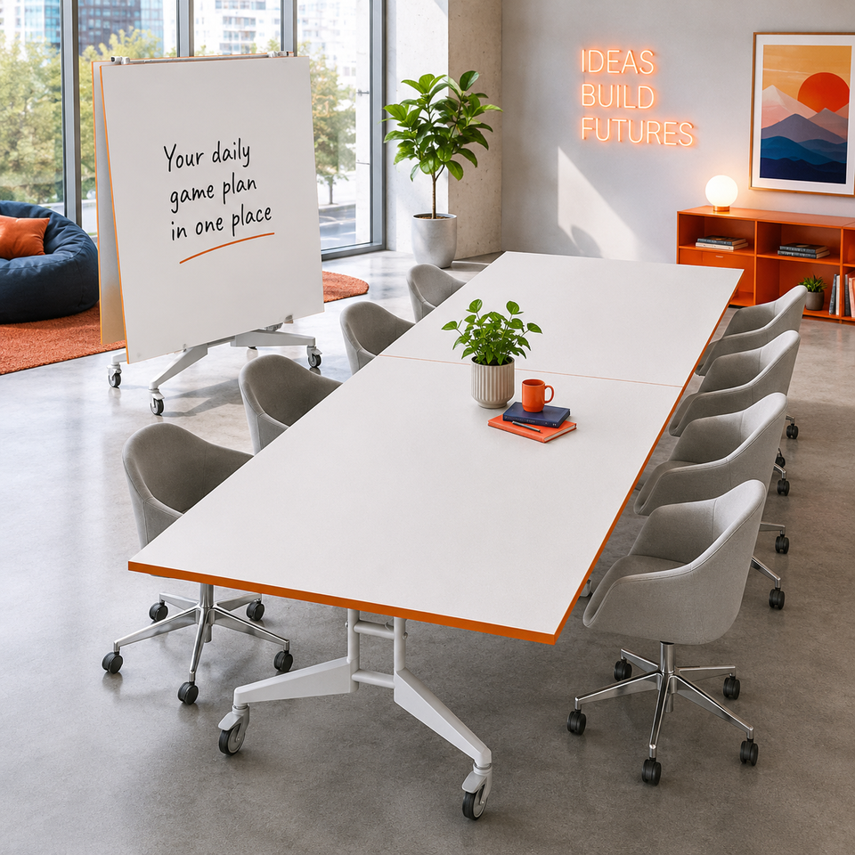 NOMAD 10' Folding Table &  Marker Board