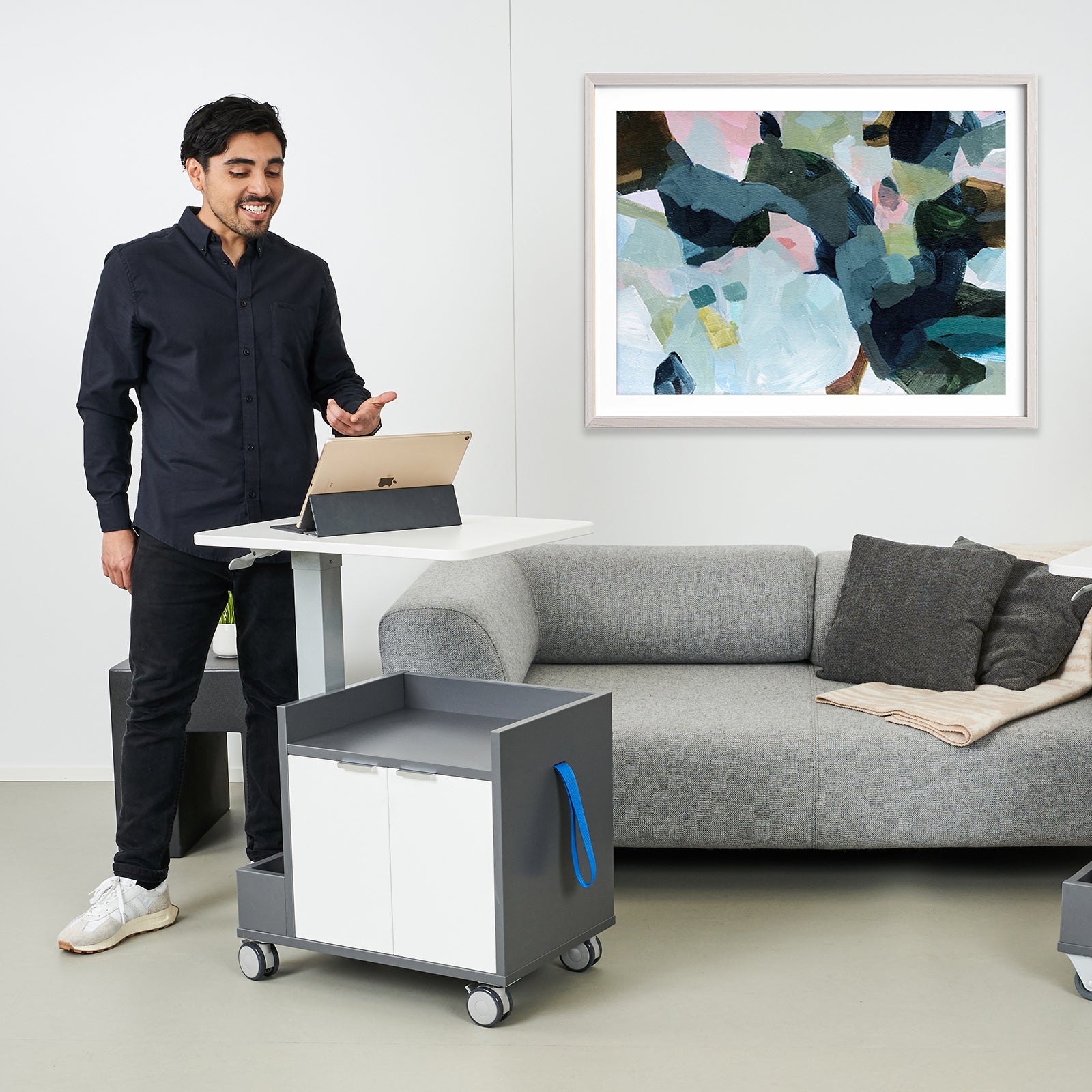 Sidekick Two-Door Mobile Workstation