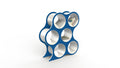 Bolla 6 Room Divider & Book Shelving