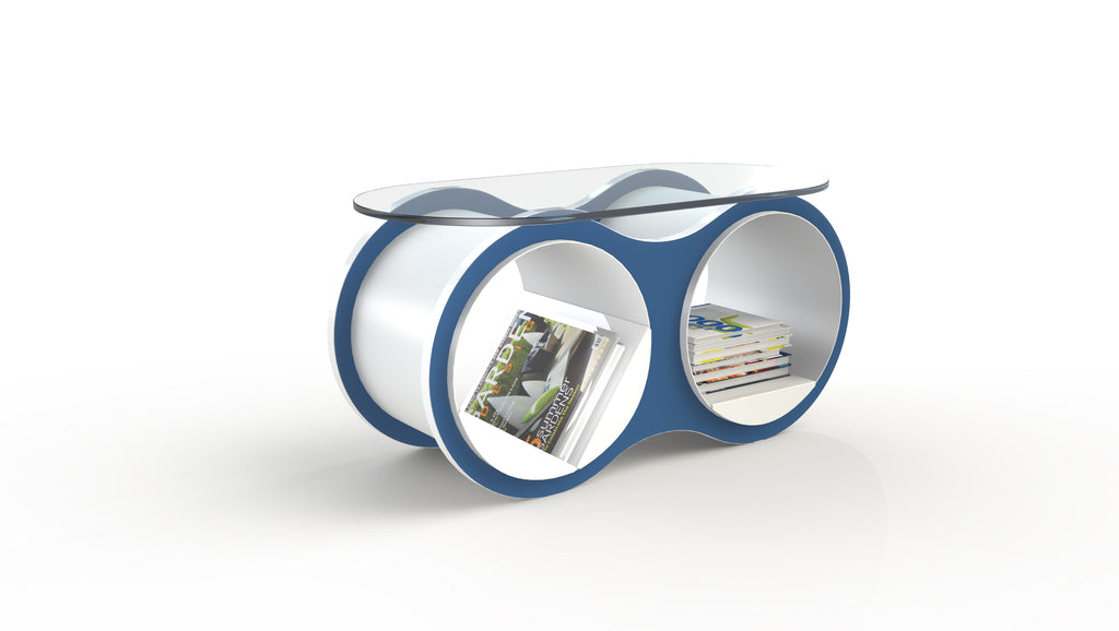 Bolla Coffee Table Modular Modern Office Furniture Blue