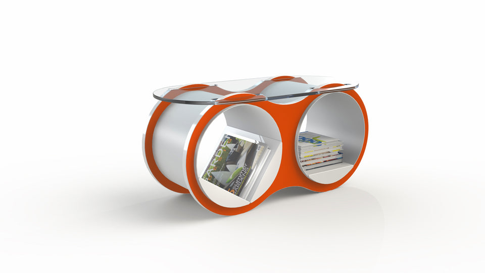 Bolla Coffee Table Modular Modern Office Furniture Orange