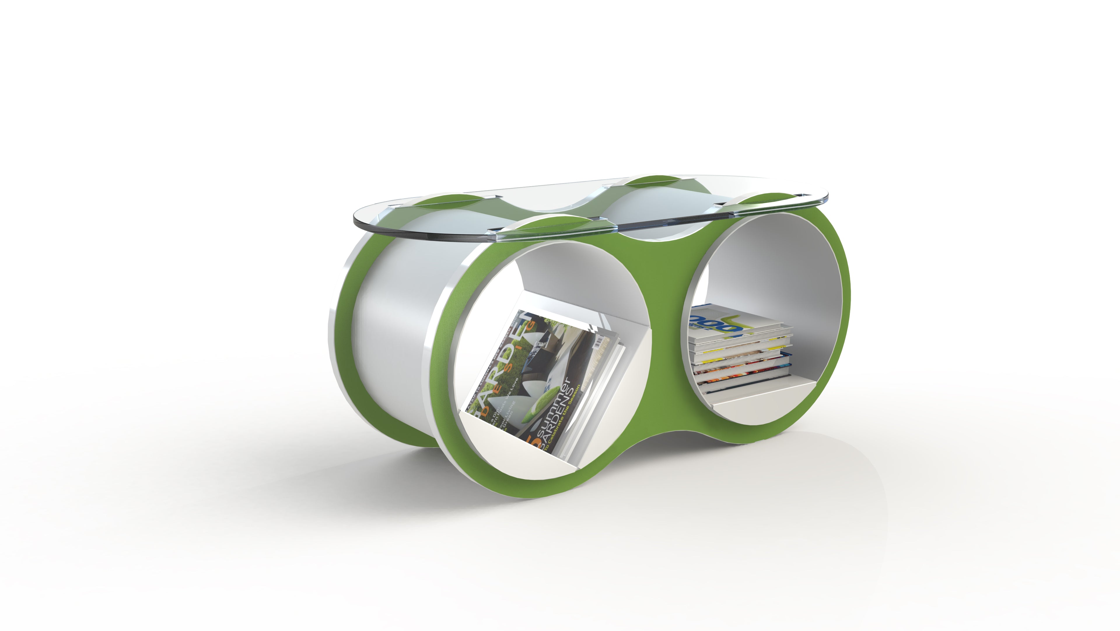 Bolla Coffee Table Modular Modern Office Furniture Green
