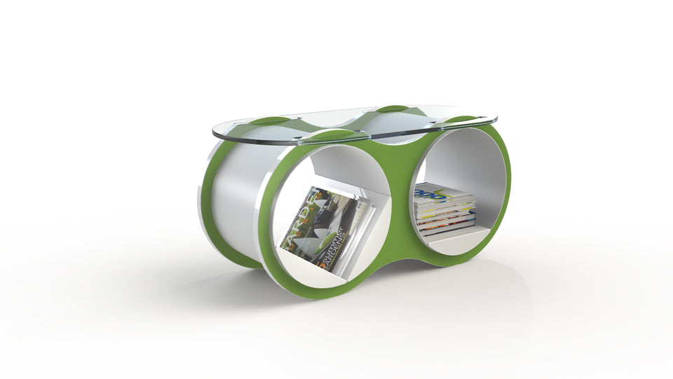 Bolla Coffee Table Modular Modern Office Furniture Green