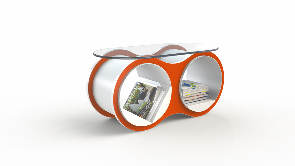 Bolla Coffee Table Modular Modern Office Furniture Orange