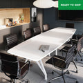 Kayak Boat-Shaped Conference Table