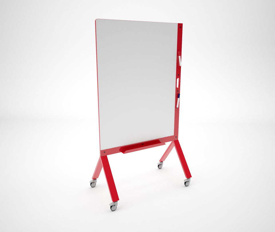  Portable White Board Table Red
