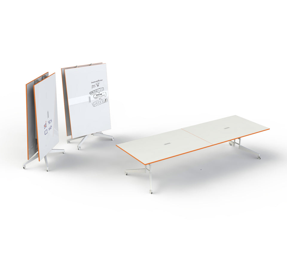 NOMAD Folded Conference Table Orange