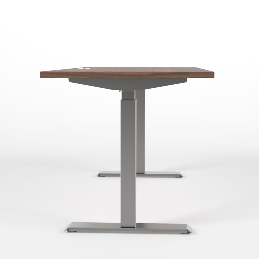 Revoh Adjustable Height Desk Side View