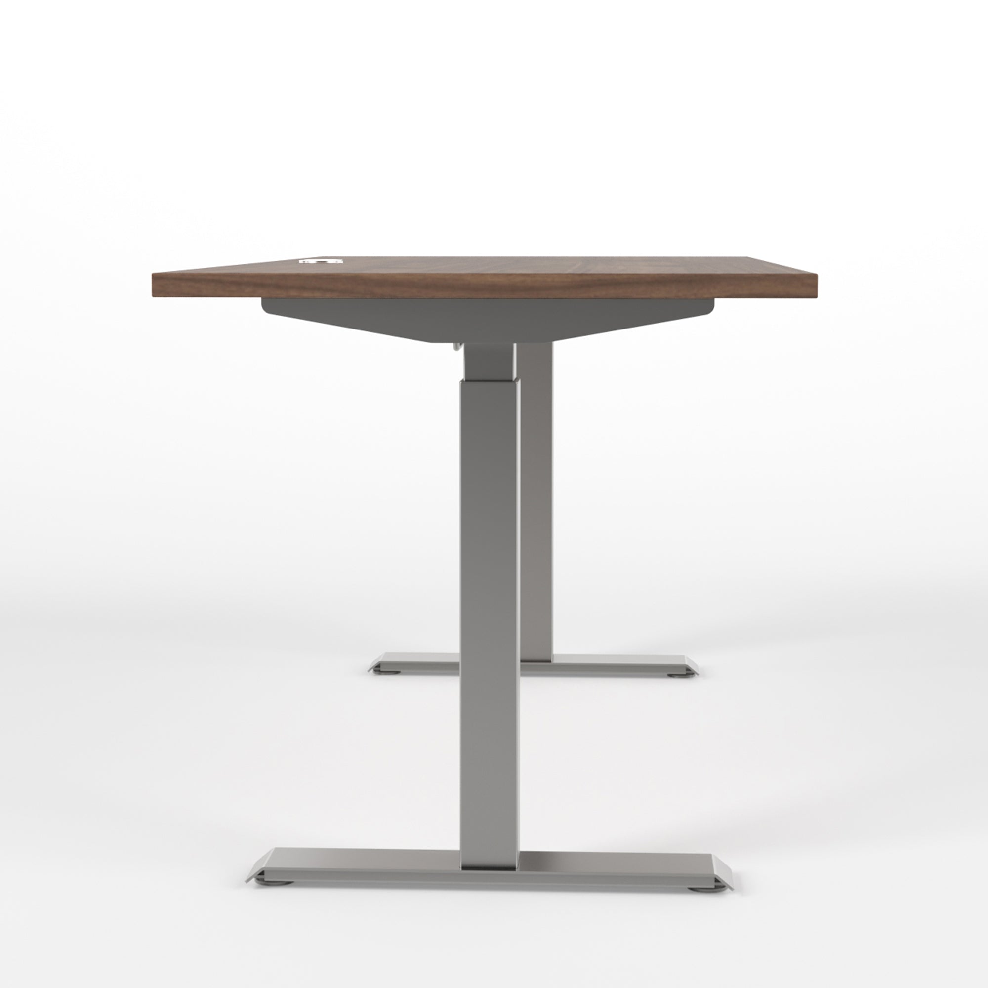Revoh Adjustable Height Desk Side View
