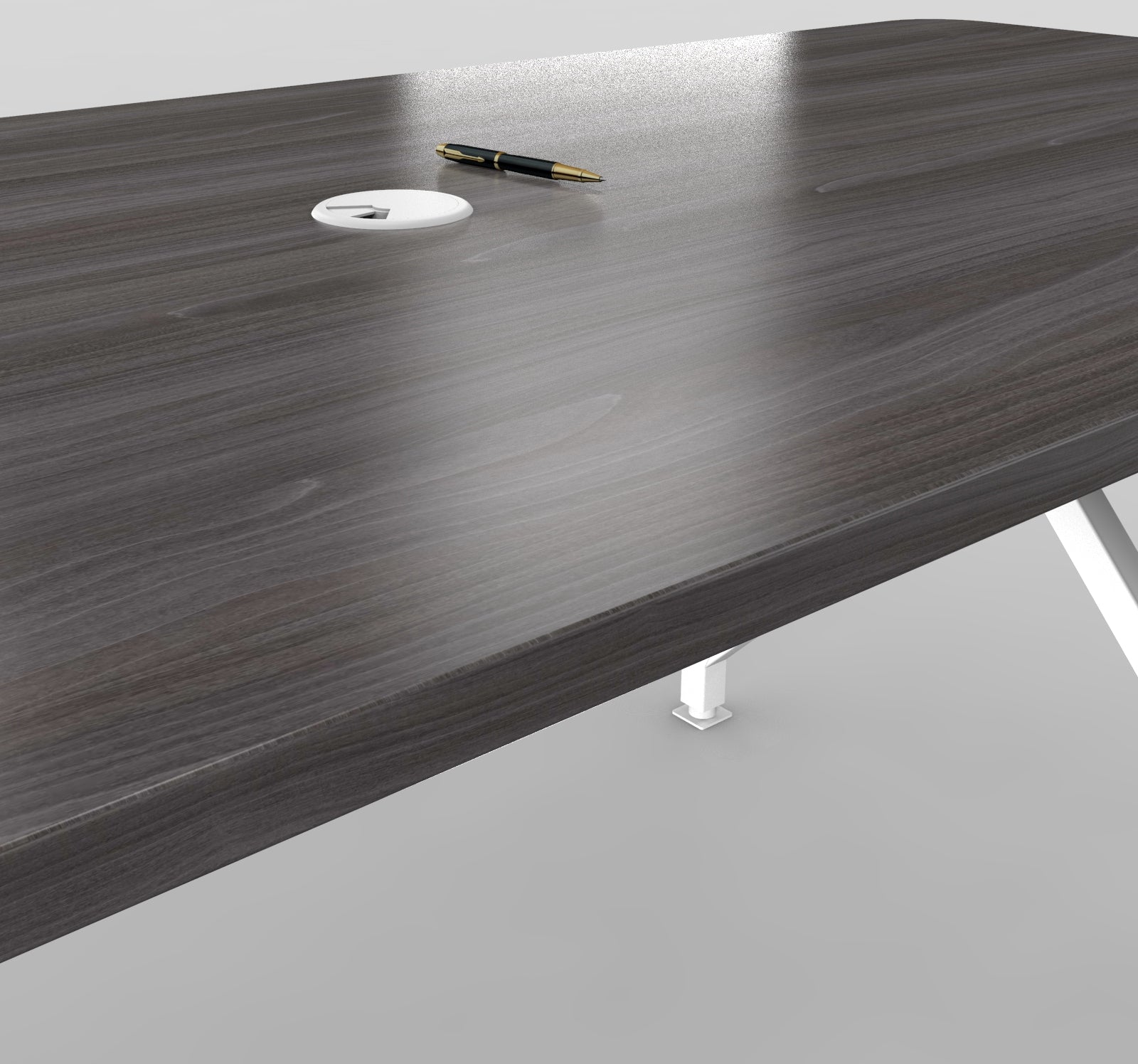 HotSpot Bar-Height Meeting and Dining Table Close up