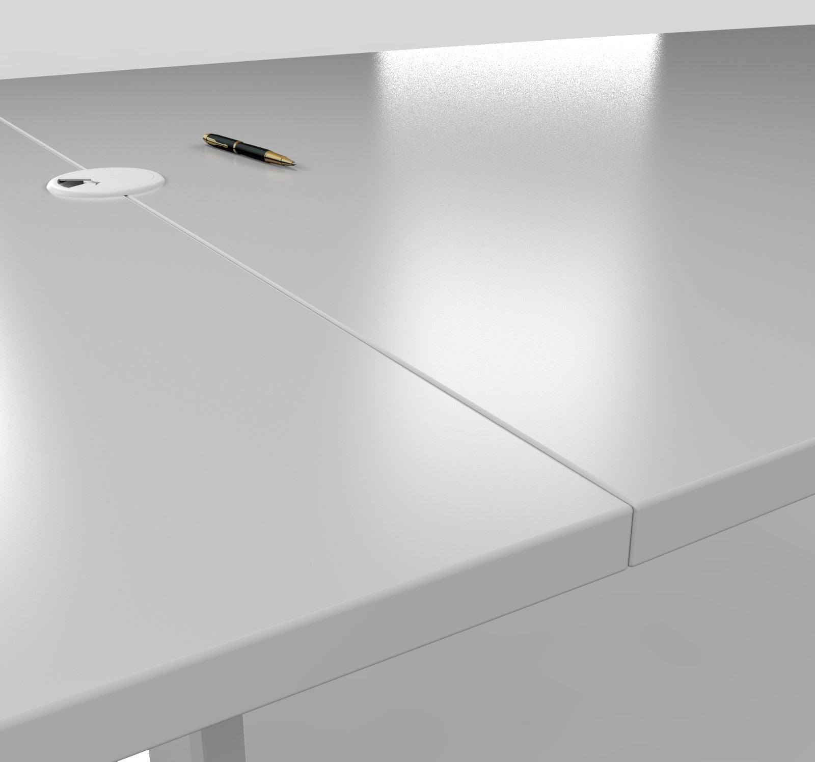 Kayak Boat-Shaped Conference Table