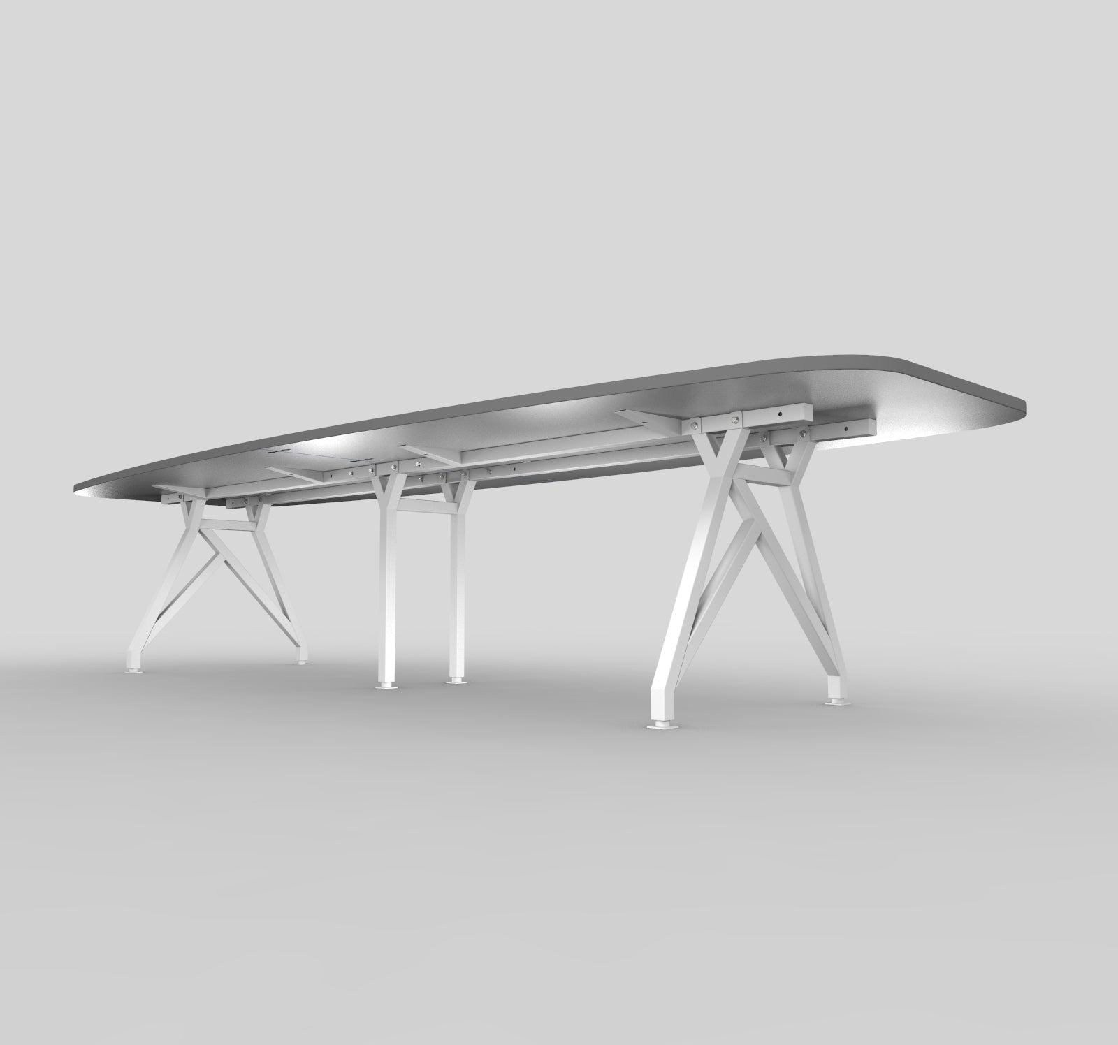 Modern Boat-Shaped Conference Table 12 Feet Under