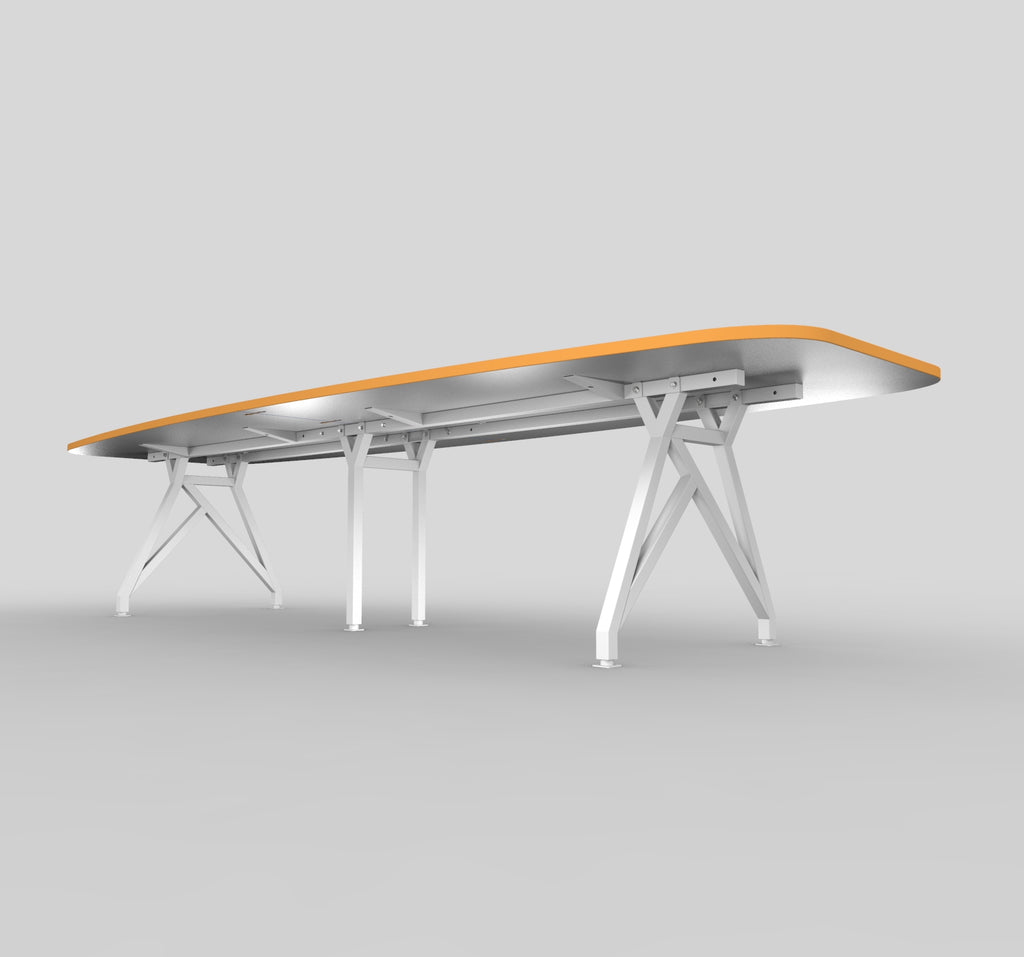 Modern Boat-Shaped Conference Table 12 Feet Under