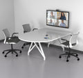 TeleMeet Moon-Shape Conference Table 
